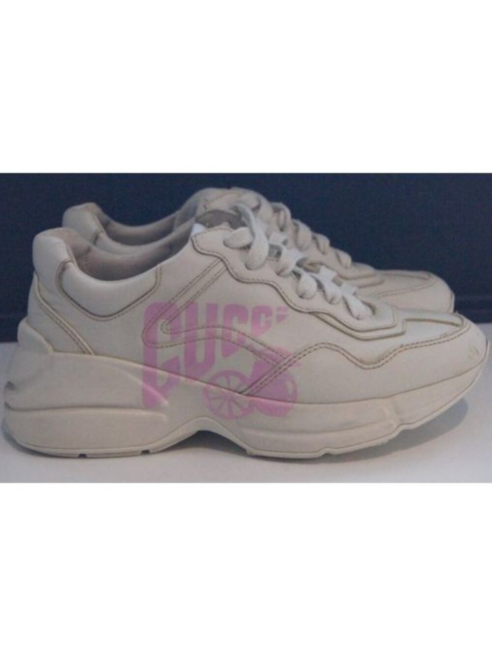 Gucci Women's Rhyton 'Lemon Gucci' sneakers